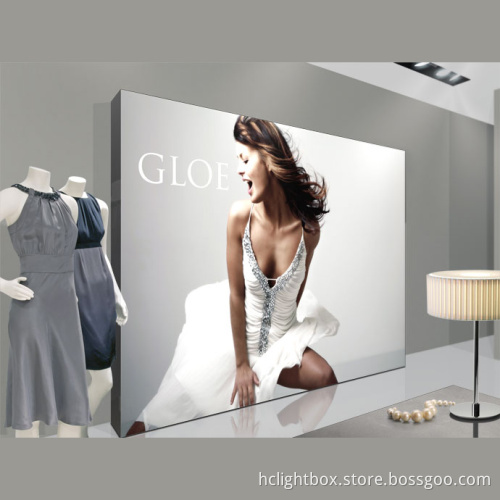 LED Super Large Aluminum Snap Frame Backlit Light Box
